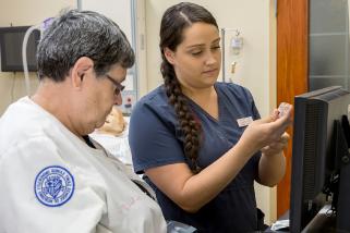 Nurses working with doctors in hospital